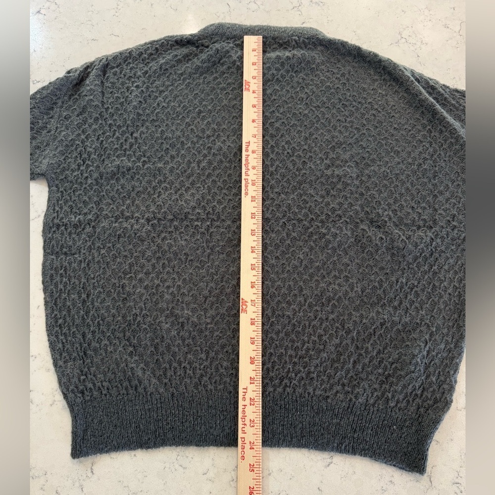 Standard Cloth by Urban Outfitters Sweater Grey Lightweight Oversized Sz M NWOT - Picture 6 of 9